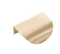 SFOIKVG Tiradores Ocultos 1 pieza con forma de hoja Latón dorado tiradores gabinete manijas muebles manija puerta cocina cajón cobre armario para muebles(A)