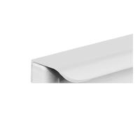 SFOIKVG Tiradores Ocultos Manija de arco aleación aluminio, puerta del cajón gabinete, manijas largas invisibles, manija negra cocina para muebles(White,80mm)