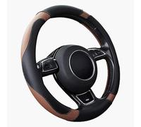 SFONIA Cubierta del Volante Fundas para Volante de Cuero del Microfibra Universal 37-38cm / 15" Antideslizante Transpirable Durable (Marrón)