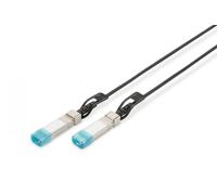 DIGITUS SFP+ DAC cable - 10 Gbit/s - compatible con HP & HPE - Cable de red - 1 m - Direct Attach Cable - Direct Attach Copper - AWG30 Twinax - Negro