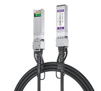 SFP+ DAC Cable 2-Meter, 10Gb SFP Passive Direct Attach Copper Twinax Cable Compatible for Cisco SFP-H10GB-CU2M, Ubiquiti, D-Link, Supermicro, Netgear, Mikrotik, ZTE