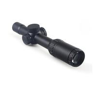 SFP - Mira LPVO de segundo plano focal 1-12x24IR, mira óptica HD roja iluminada con anillo de enfoque ajustable y 11 niveles de brillo, lente multicapa verde, resistencia al agua IPX67, a prueba de