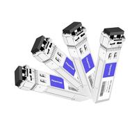 SFP - Módulo transceptor óptico 10G SR compatible con Dell Force10 GP-10GSFP-1S Dell WTRD1 407-BBOU 331-5311 10GBASE-SR SFP+ 850nm 300m DDM Duplex LC MMF 4 unidades