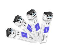 SFP+ - Módulo transceptor óptico LR 10G compatible con redes Palo Alto PAN SFP-Plus-LR 10GBASE-LR SFP+ 1310nm 10km DDM Duplex LC SMF, paquete de 4