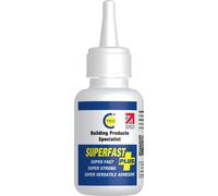 SFP Superfast Plus - Pegamento superadhesivo para metal, goma y vidrio - Superpegamento de reparación de alta resistencia - Multiuso - Adhesivo transparente - 20 ml