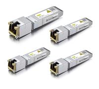 SFP+ to RJ-45 10GBase-T Transceiver, 10Gbe Copper SFP+ to Ethernet Module for Cisco SFP-10G-T-S, Ubiquiti UniFi UF-RJ45-10G, TP-Link TL-SM5310-T, Netgear and More, up to 30m, Pack of 4