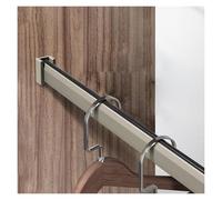 SFQEVHRZ Barra larga para colgar el armario, 20, 30, 40, 50 y 60 pulgadas, con juegos de soporte, tubo de barra de pared, juego de sistema de organización de armario (dorado, 50 pulgadas/127 cm)