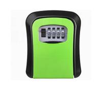 SFQEVHRZ Caja Fuerte para Llaves de Pared, Caja de Bloqueo Almacenamiento Seguro con Llave combinada 4 dígitos, Caja contraseña Seguridad reiniciable, Llavero Resistente a la Intemperie(Green)