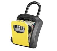 SFQEVHRZ Caja Fuerte para Llaves de Pared, Caja Fuerte con Llave de Seguridad, Caja Bloqueo Llaves portátil, candado for Exteriores, Cerradura Almacenamiento combinación 4 dígitos