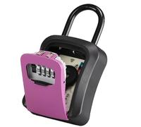 SFQEVHRZ Caja Fuerte para Llaves de Pared, Caja Fuerte con Llave de Seguridad, Caja Bloqueo Llaves portátil, candado for Exteriores, Cerradura Almacenamiento combinación 4 dígitos