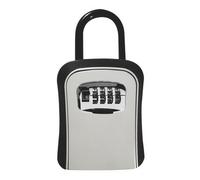 SFQEVHRZ Caja Fuerte para Llaves de Pared, Caja Fuerte for Llaves montada en la Pared con contraseña, Caja de Almacenamiento for combinación 4 dígitos grillete extraíble(Grijs)