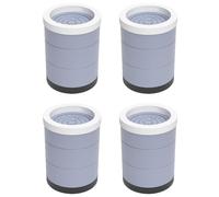 SFQEVHRZ Elevadores para Muebles, 4 elevadores de sofá plástico for Muebles, Altura elevación: 5/9/13 cm, Patas Soporte Resistentes for Cama, Mesa, Silla y(Grijs,13cm)