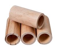 SFQEVHRZ Elevadores para Muebles, Elevadores de Cama Resistentes Madera Maciza, 4 Unidades, for sillas, sofás, Muebles, Altura elevación: 5-15 cm(Ø6cm Increase Height 5cm)