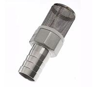 SFQEVHRZ Filtro de Manguera de aspiración， 1 Pieza de Acero Inoxidable, Tubo de riego for jardín, Bomba de Lavado de automóviles, Filtro de Acero Inoxidable, Malla de Filtro de Agua(1 1/2" 40mm)