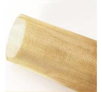 SFQEVHRZ Malla metálica Tejida de latón, Filtro de Malla de latón, Pantalla de Cobre, Pantalla de Malla Tejida, blindaje electromagnético(Brass 1x1m,30 Mesh)