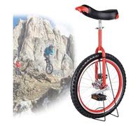 SFQEVHRZ Monociclo, Bicicleta de Equilibrio for Ejercicios montaña con Ruedas Antideslizantes 24/20/18/16 Pulgadas(Rosso,20inches)