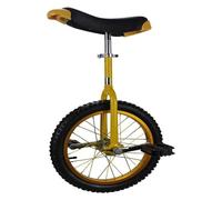 SFQEVHRZ Monociclo, Monociclo for Adultos con Ruedas Antideslizantes de 16, 18 y 20 Pulgadas Altura Ajustable(Giallo,16inch)