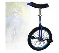 SFQEVHRZ Monociclo, Ruedas Antideslizantes de 16/18/20 Pulgadas con llanta aleación, neumáticos Extra Gruesos y Asiento Ajustable(BLU,20inch)