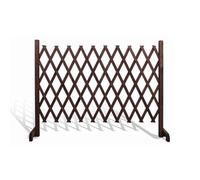 SFQEVHRZ Valla expansible, valla de enrejado expandible de jardín, valla de interior para mascotas, enrejado de pie (ruina, 190 x 90 cm)