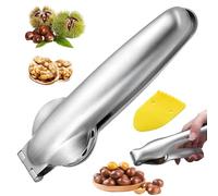 SFSSHUI Castaña Herramientas,Castaña Pelador,Inoxidable Abridor Castañas,Alicate castaña,Abridor CastañasHerramientas de Cocina,para Avellanas y Otros Frutos Secoscaparazón Abierto.