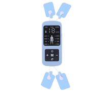 SFSSWSRYDF Estimulador Muscular Electrónico Tens Digital EMS Masaje para relajación, musculación, alivio del dolor Estimulador nervioso recargable con 8 modos,Light blue