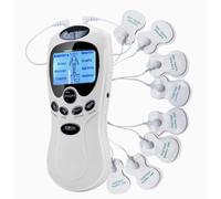 SFSSWSRYDF TENS Electroestimulador Digital para aliviar las molestias, Máquina de masaje Masajeador de pulso masajeador muscular con 8 modos