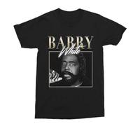 SftrDFsiu Barry White t-Shirt Black XXL