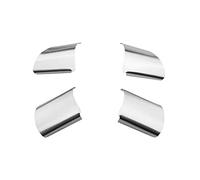 SFUO Dirección ABS cromo del coche de la cubierta de rueda de la decoración de ajuste en forma for el Ford Focus 2 MK2 2005-2013 Accesorios 4 piezas