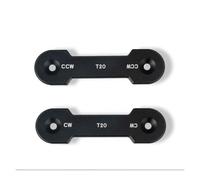 SFWWPFSKK 12 Piezas de hélices universales T20 T10 T16 for Drones de Carbono compatibles con alas de hélice Plegables for Drones de pulverización 3390 universales(Clamp 2pcs)