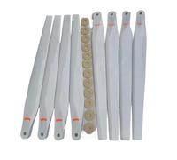 SFWWPFSKK 8 Piezas de hélices 5627 Hélices CW CCW Pieza de Nailon de Carbono con Almohadillas compatibles con T60 Drone Accesorios universales(White)