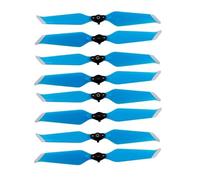 SFWWPFSKK Compatible con 2 hélices P 8743 de 4/8 Piezas, hélices de bajo Ruido, Pieza Plegable de liberación rápida, hélices de Ruido, Universal for Accesorios de Drones(Blue Silver 8pcs)