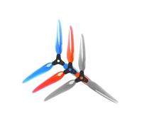 SFWWPFSKK Compatible con 2 hélices Plegables de Tres Palas F7 7051 7X5.1X3 compatibles con Piezas de Drones de Largo Alcance L 7 de 7 Pulgadas universales(4Pairs Red)