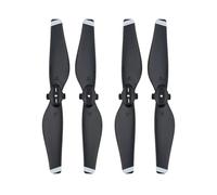 SFWWPFSKK Compatible con dron 4732S hélice de bajo Ruido, no Plegable, Pieza de liberación rápida, repuestos de Abanico de ala, Accesorios de Repuesto universales(4pcsBlack Silver)