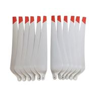 SFWWPFSKK Hélice T30 3820S Hélice de Nailon de Carbono Mixto Impulsor CW CCW Hélice Compatible T30 Piezas de reparación de UAV agrícola Universal(White Props 12pcs)