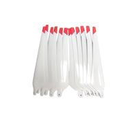 SFWWPFSKK Hélices Plegables for Drones T30 compatibles con 12 Piezas, Color Blanco, R3820, de Carbono, universales.