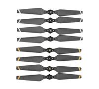 SFWWPFSKK Juego de 8 hélices compatibles con Drones, hélice de liberación rápida, Impulsor Plegable 8330, Piezas de Repuesto, Accesorios de Repuesto, Abanico de ala CW CCW Universal(Black and Gold)