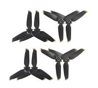 SFWWPFSKK Juego de hélices de 8 Piezas Compatible con el Impulsor de hélice 5328S, repuestos de Ventilador de ala compatibles con Accesorios for Drones universales(4 Pairs Black Gold)