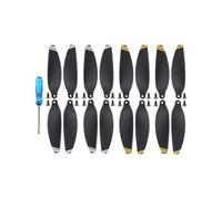 SFWWPFSKK Paquete de 16 Piezas de hélice Ligeras compatibles con dron 4726, Accesorios de Ventilador de ala, Piezas de Repuesto, Kit de Tornillos Universal(8 Gold 8 Silver)