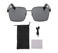 SG 12 Smart Glasses, AI Translator Glasses v5.4 Bluetooth Real Time Translation Polarized Sunglasses Portable Microphone and Speaker for Music Travel Calling