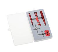 SG Store 1 juego de herramientas de reparación de carretes de 90 x 13 mm/8 x 78 mm para mantenimiento de carretes de pesca, color rojo