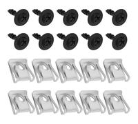 SG Store 10 Juegos de Tuercas en U para Tapa de Motor de Coche con Tornillos de Fijación Pieza de Repuesto 8K0805121 8K0805922A Compatible con Audi Compatible con VW