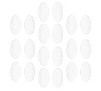 SG Store 10 pares de almohadillas de silicona ovaladas transparentes de repuesto para nariz de 14 x 7 mm, compatibles con Randy Jackson