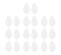 SG Store 10 pares de almohadillas de silicona para la nariz de 7 x 12 x 4,5 mm, compatibles con gafas de sol Nike, marcos blancos