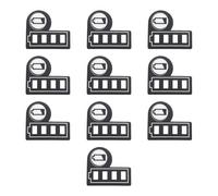 SG Store 10 Pcs Etiquetas Adhesivas LED para Batería (22 X 19 X 10 Mm) Compatible con Makita BL1830 Y BL1430.