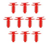 SG Store 10 Piezas de Hebillas de Plástico Rojas para Paneles Interiores de Puertas de Coche 500382985 46526861 60808120 Compatible con Fiat 500