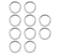 SG Store 10 piezas Juntas de tapón de drenaje de aceite 14x19x2mm Arandelas de tapón de drenaje de aceite Pieza de repuesto 09168-14004-000 Compatible con Suzuki Silver