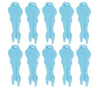 SG Store 10 Púas para Cuerdas de Guitarra de 60 X 20 Mm Aptas para Fijar Las Pastillas de Guitarra Folk Color Azul.
