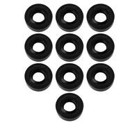 SG Store 10 sellos de aceite TC Skeleton NBR de goma con borde antipolvo de 9 x 18 x 7 mm, adecuado para aplicaciones industriales de taller, color negro