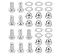 SG Store 10 tornillos de anclaje para cable de freno de bicicleta, 2,5 mm, tornillos de anclaje para cables de freno de 5,5 mm, color plateado