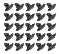 SG Store 100 Piezas Clips de Repuesto para Moldura Lateral de Carrocería 699786 Compatible con Peugeot 206 307 406 Clips de Retención de Sello de Puerta de Coche Negro